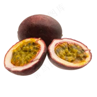 红色立体百香果