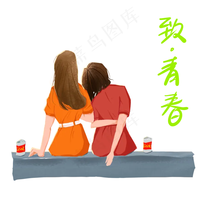 毕业季之背影(2800X2800(DPI:300))psd模版下载