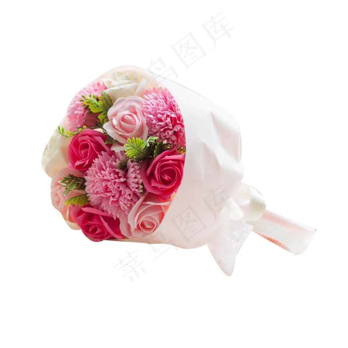 彩色植物鲜花花束元素