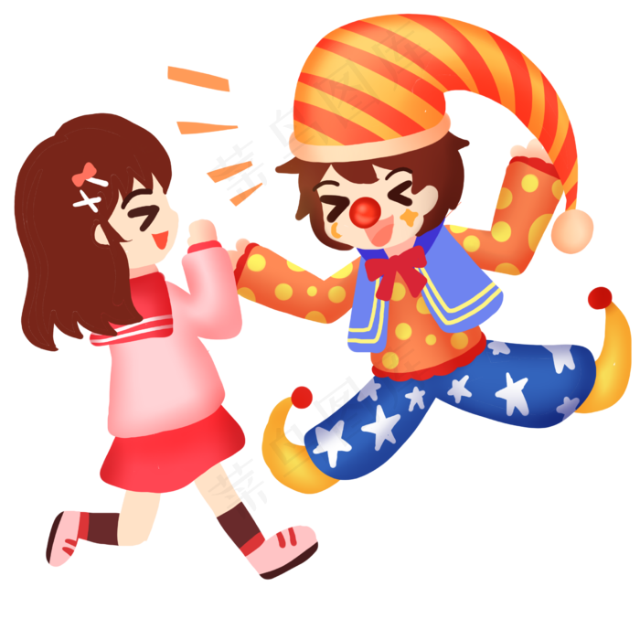 愚人节小丑吓朋友