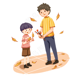 24节气立秋节卡通套图4