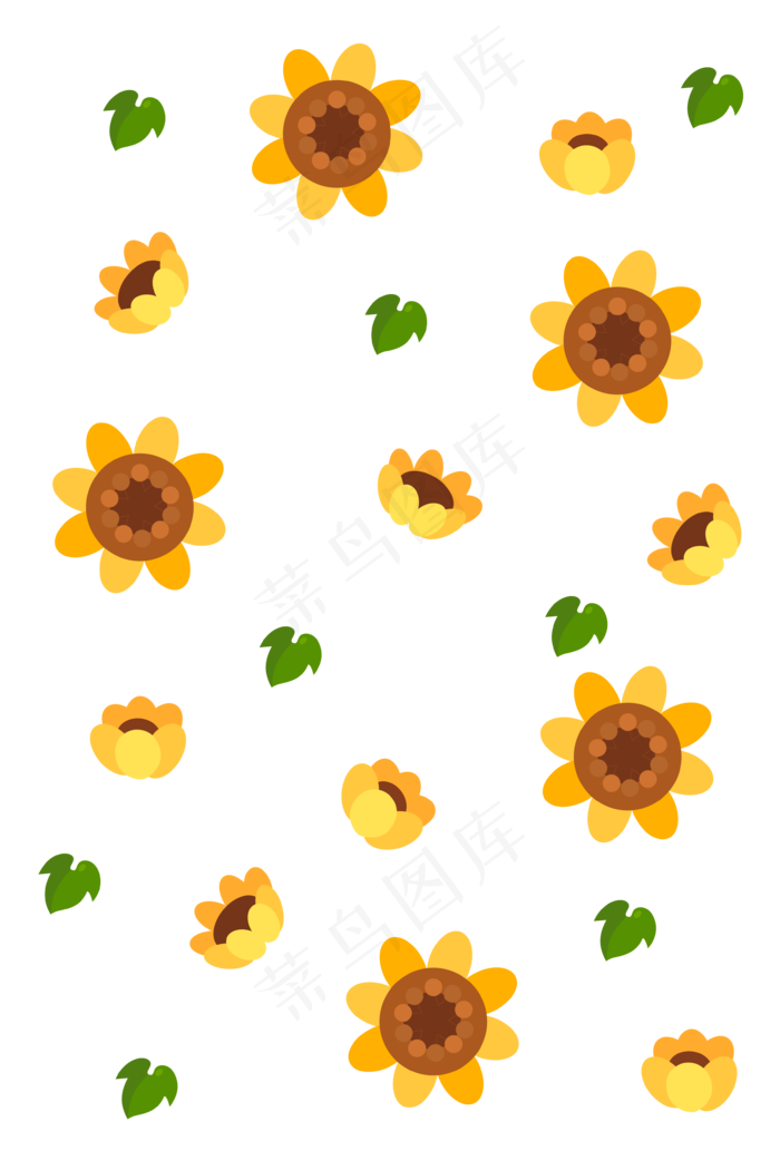 向日葵底纹(3543X5315)