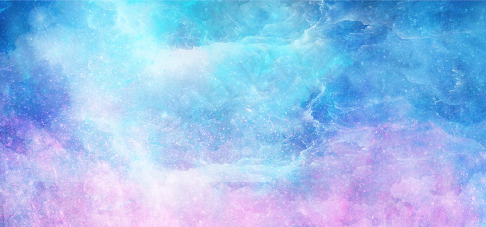 唯美星空水彩蓝紫色背景