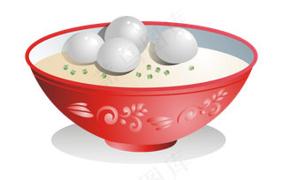 元宵佳节汤圆合家欢,免抠元素