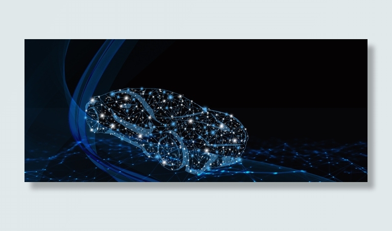 汽车黑色渐变科技感banner