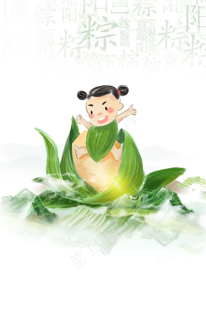 端午节粽子促销平面素材(3300*4949px 	      )psd模版下载