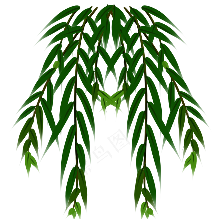 春天柳树枝发新芽(4000X4000(DPI:150))psd模版下载