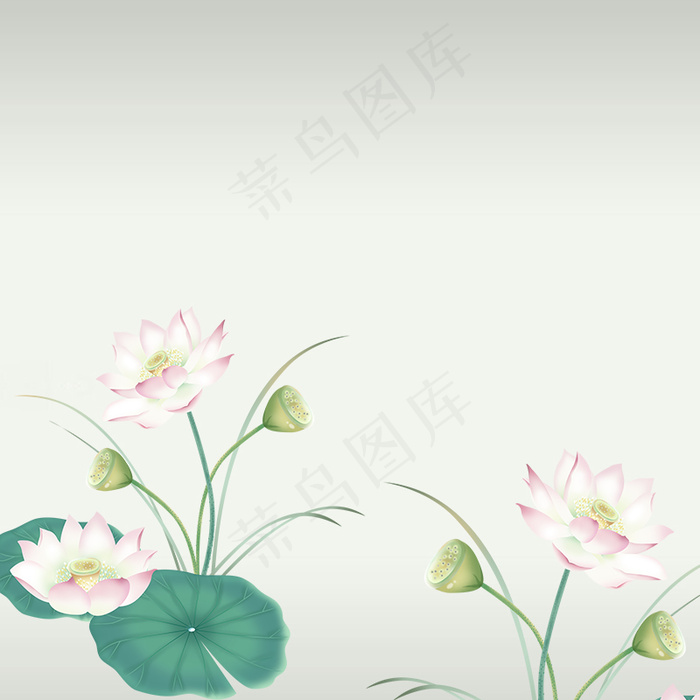 中国风背景促销主图