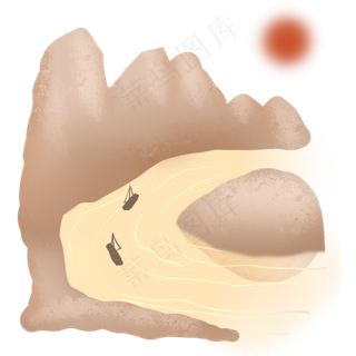 简约太阳与高山流水