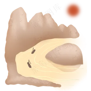 简约太阳与高山流水