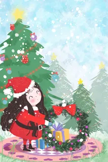 唯美冬季圣诞节快乐