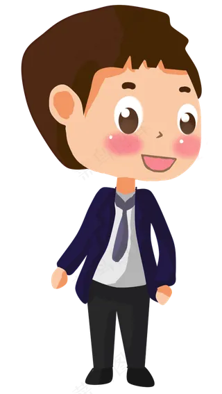 五四青年节男生形象