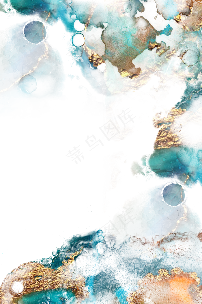 水彩金箔纹理(1024X1536(DPI:150))psd模版下载