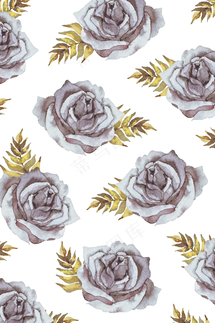 水彩花卉底纹(1024X1536(DPI:300))psd模版下载