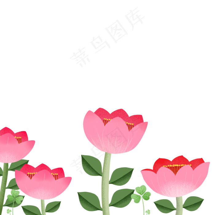 春天粉色鲜花下载(2000X2000(DPI:300))psd模版下载