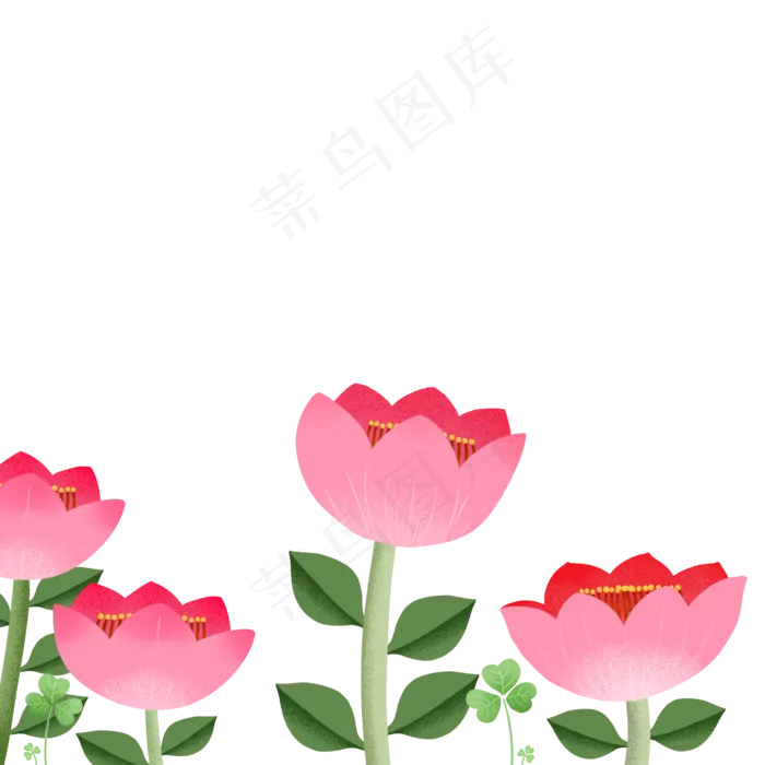 春天粉色鲜花下载(2000X2000(DPI:300))psd模版下载