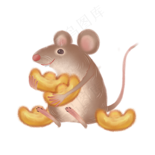 2020鼠年老鼠元宝,免抠元素