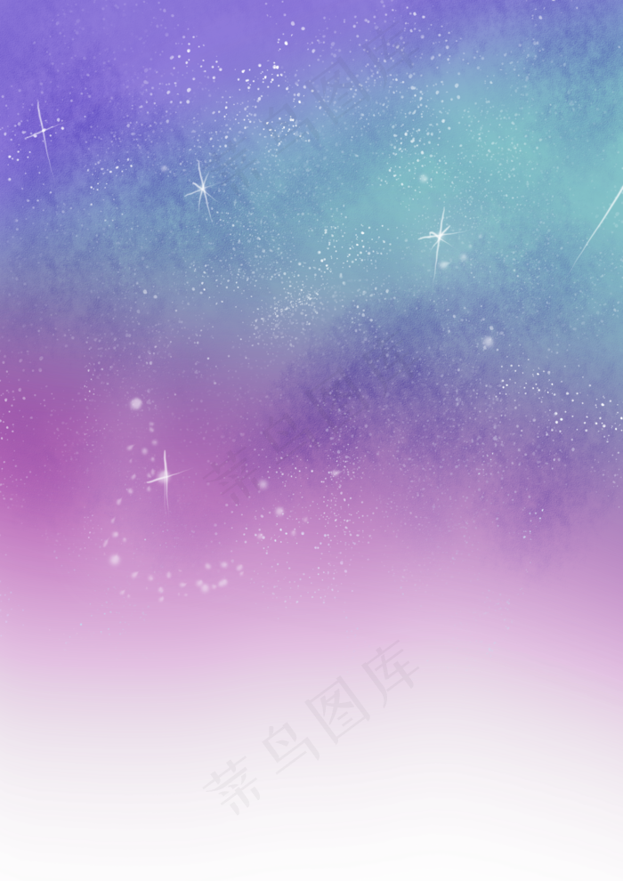 唯美星空璀璨,免抠元素