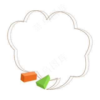 儿童玩具积木边框