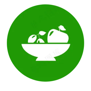 新鲜的水果图标免抠图