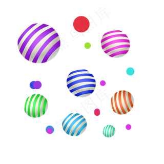 漂浮素材糖果元素