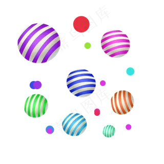 漂浮素材糖果元素