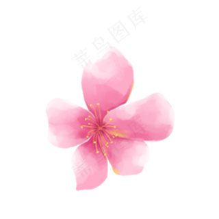 一朵漂亮的桃花免抠图,免抠元素 一朵漂亮的桃花免抠图,免抠元素