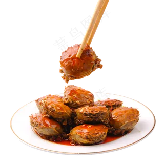 香辣螃蟹,免抠元素