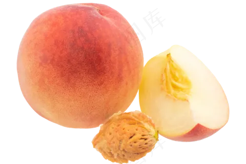 水果桃子桃核