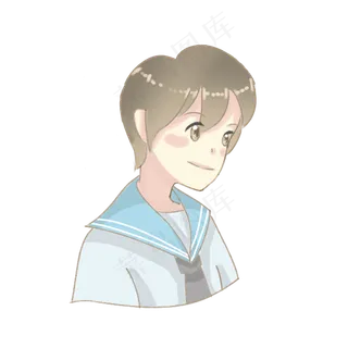 520可爱男生情侣头像PNG素材