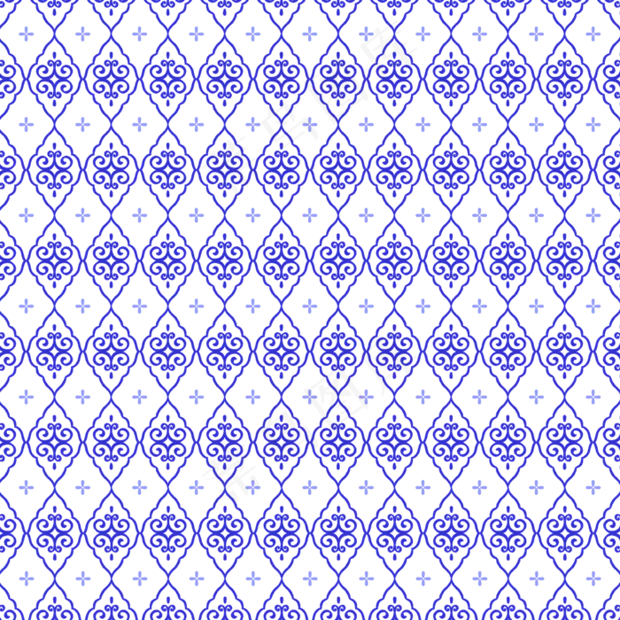 古典青花底纹(2000X2000(DPI:300))psd模版下载