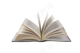 复古摊开的书本书籍,免抠元素