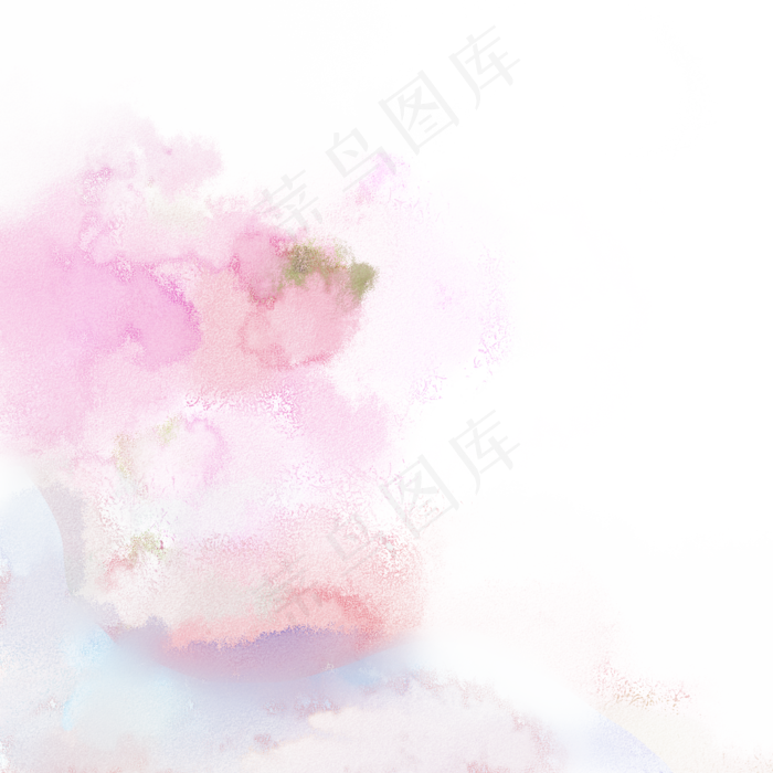 水粉淡雅水彩底纹颜色,免抠元素