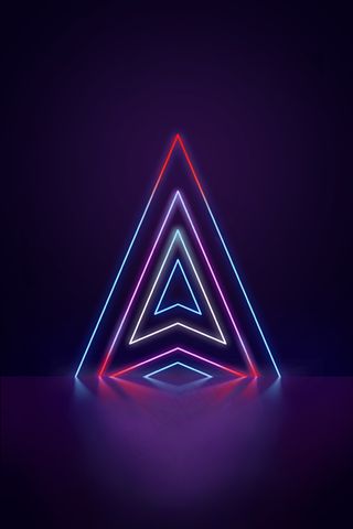 霓虹灯科技空间感