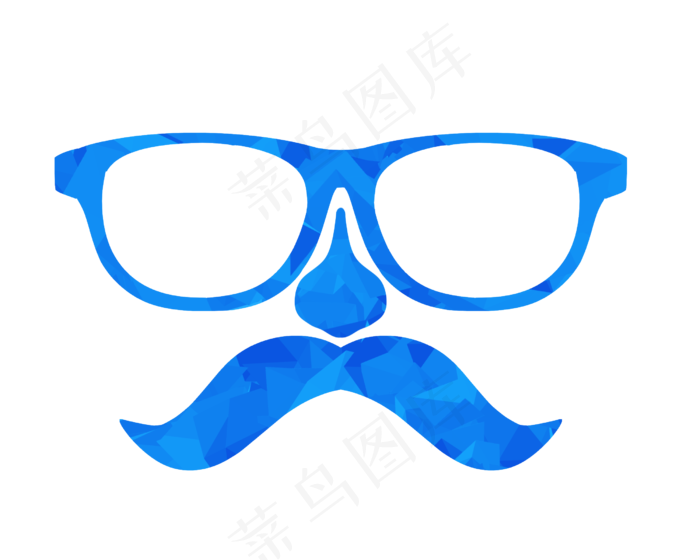 父亲节眼镜胡子