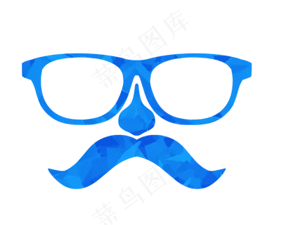 父亲节眼镜胡子