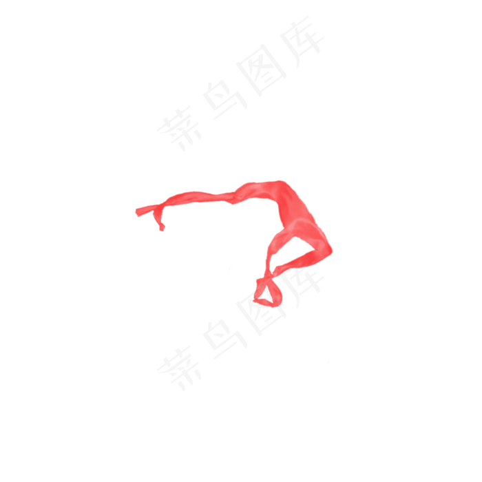 卡通彩带免抠png(2000X2000(DPI:300))psd模版下载