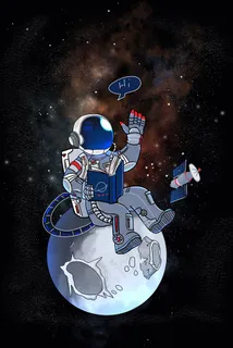 宇航员漂浮宇宙星空 宇航员漂浮宇宙星空