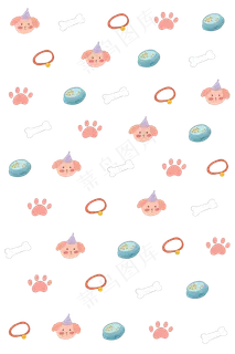 印花底纹装饰图,免抠元素