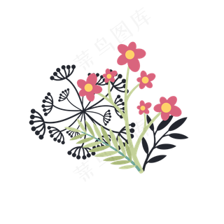 夏天夏季夏至花朵植物素材