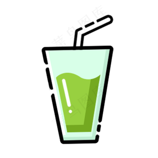 mbe风格水果果蔬猕猴桃手绘插