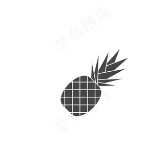 卡通菠萝水果免抠图