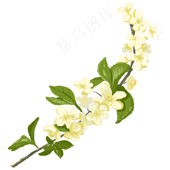 一支清新花卉古风