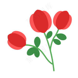 夏季夏天玫瑰花免扣素材