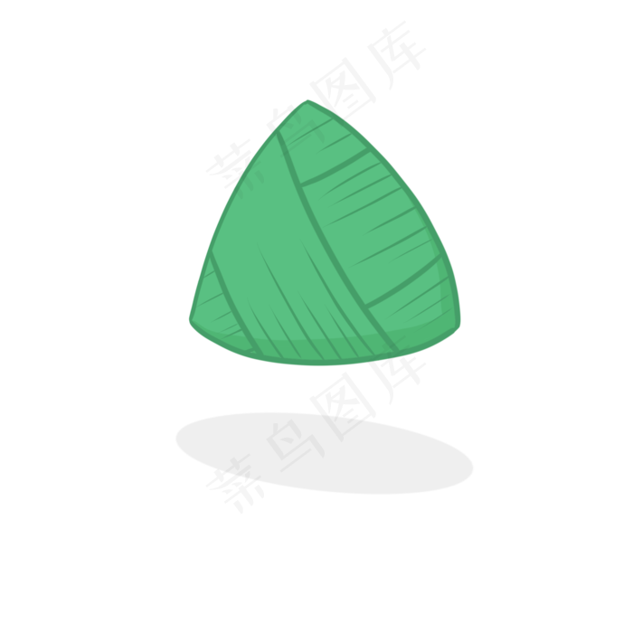 端午节绿色粽子手绘(2000X2000(DPI:300))psd模版下载