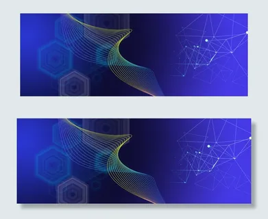 创意商务科技蓝色banner 创意商务科技蓝色banner