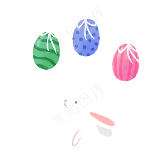 儿童节六一兔子卡通免抠素材