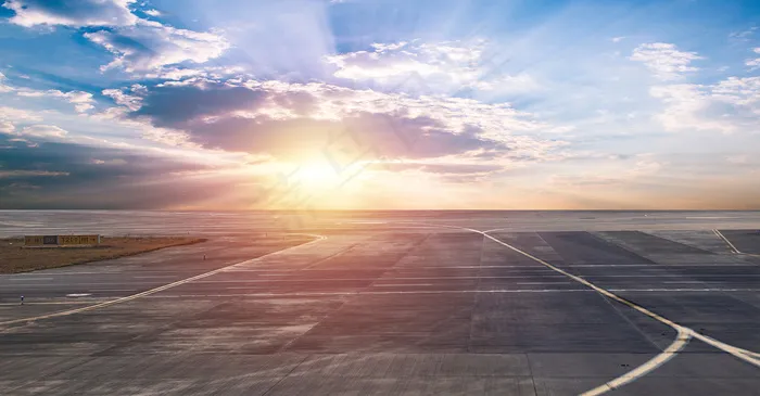 创意机场路面跑道(1920*1000px 	      )psd模版下载