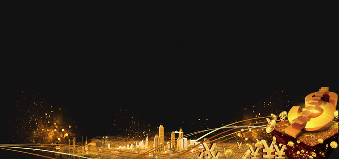 投资理财金融企业海报