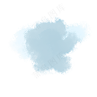 墨绿色叶子形状泼墨